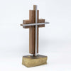 Hand-Carved Black Walnut & Solid Steel Cross - UnityCross