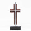 Hand-Finished Black Walnut & Solid Steel Cross - UnityCross