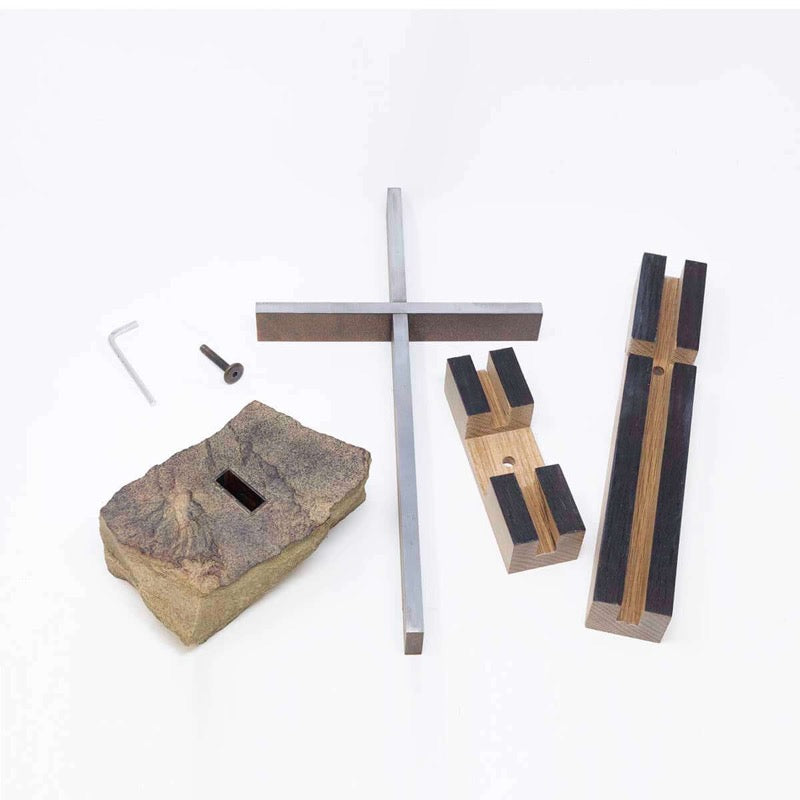 NEW! Hand-Finished, Charred White Oak Wedding Cross - UnityCross