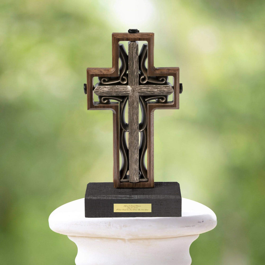 "Rustic" Polished Black Walnut - UnityCross