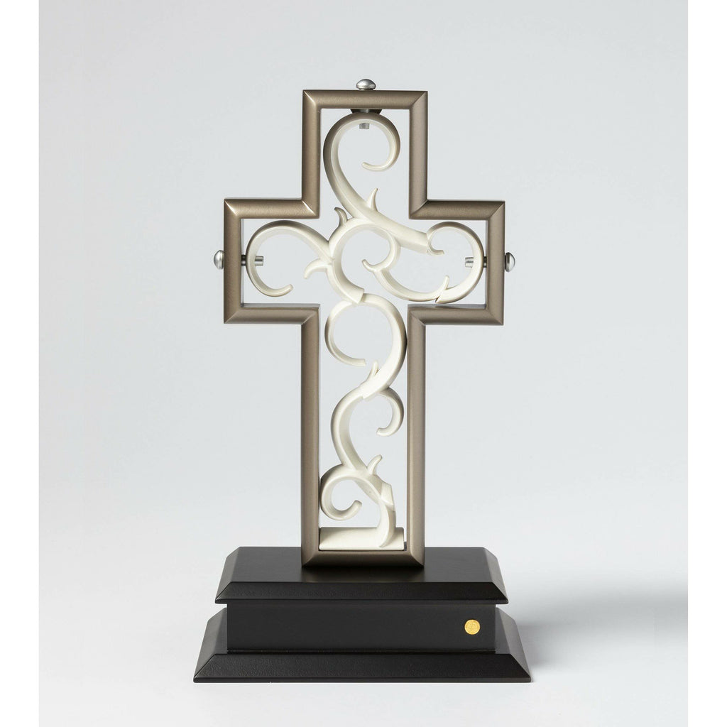 "Timeless" Platinum & Pearlescent White - UnityCross