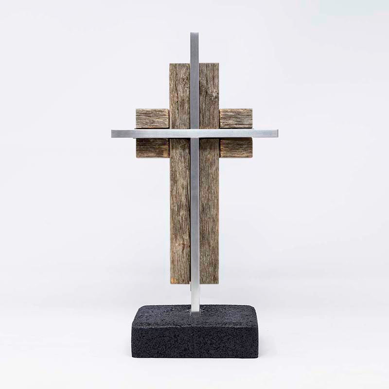 Reclaimed Barnwood & Solid Steel - UnityCross